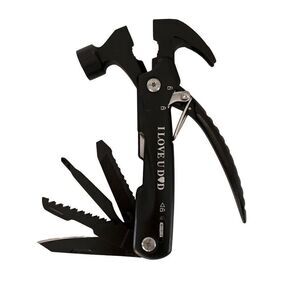 NWOT Amazon Mens I Love U Dad All in 1 Multitool Stainless W/ Case Black Mini